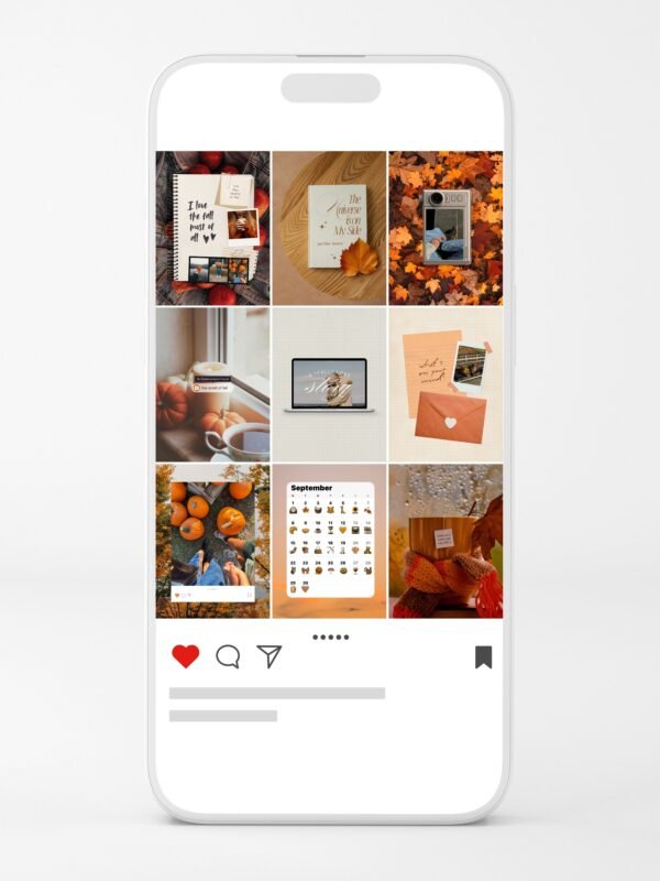 Fall Aesthetic Viral Canva Template pack
