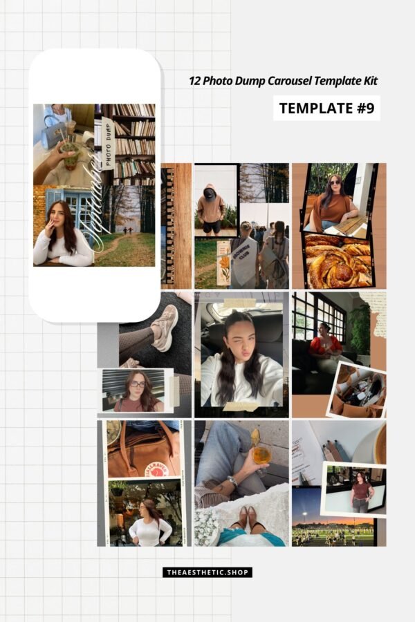 Photo Dump Canva Template Kit