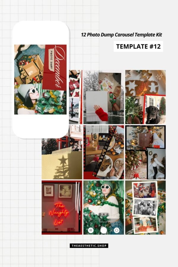 Photo Dump Canva Template Kit