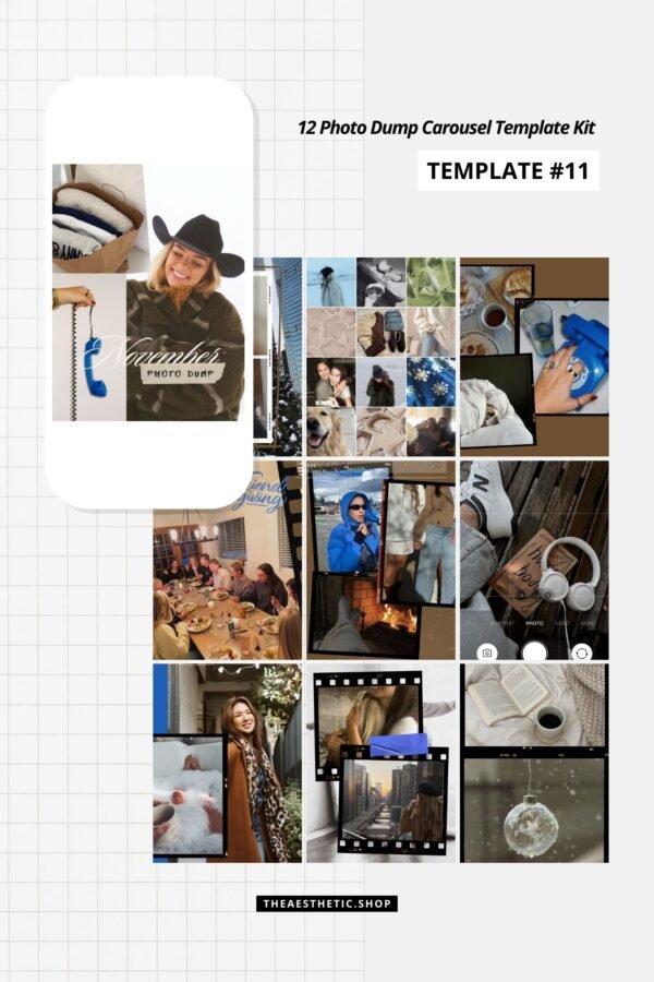 Photo Dump Canva Template Kit
