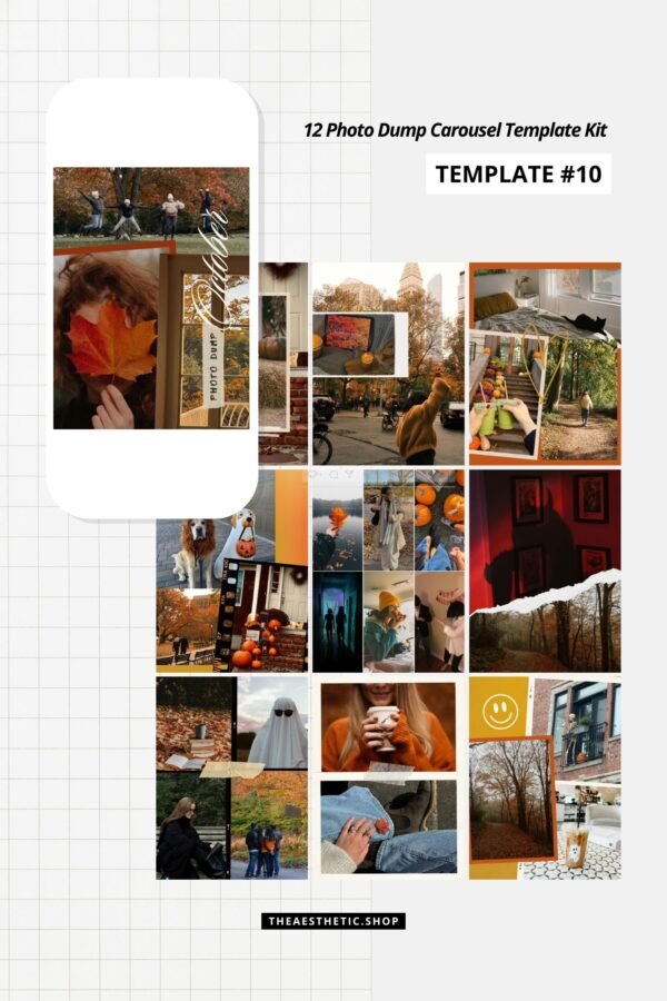Photo Dump Canva Template Kit
