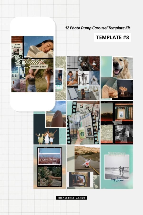 Photo Dump Canva Template Kit