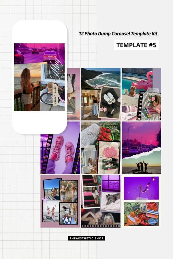 Photo Dump Canva Template Kit