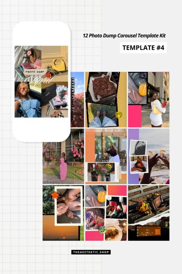 Photo Dump Canva Template Kit