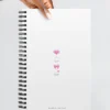 pink aesthetic spiral notebook