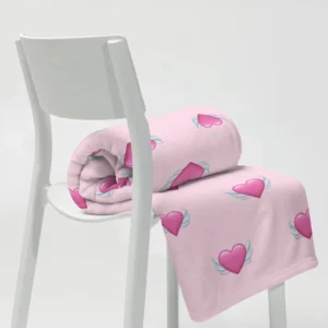 'Free Heart' Throw Blanket