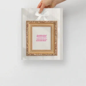 'Amor Amore Amour' Poster Aesthetic by Lucy Love Shop