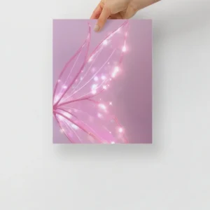 'Fairy Wings' Poster Aesthetic by Lucy Love Shop