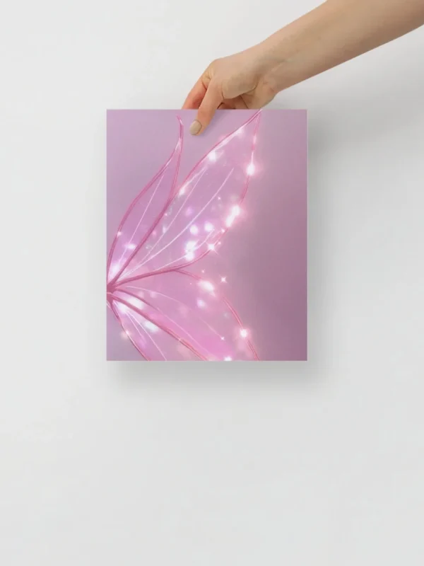 'Fairy Wings' Poster Aesthetic by Lucy Love Shop 'Fairy Wings' Poster Aesthetic by Lucy Love Shop