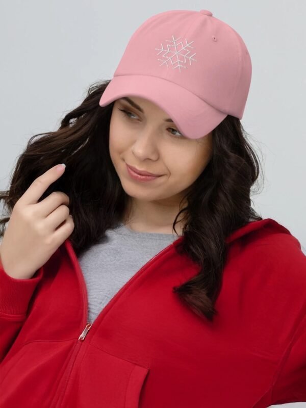 Snow Icon Pink Dad Hat