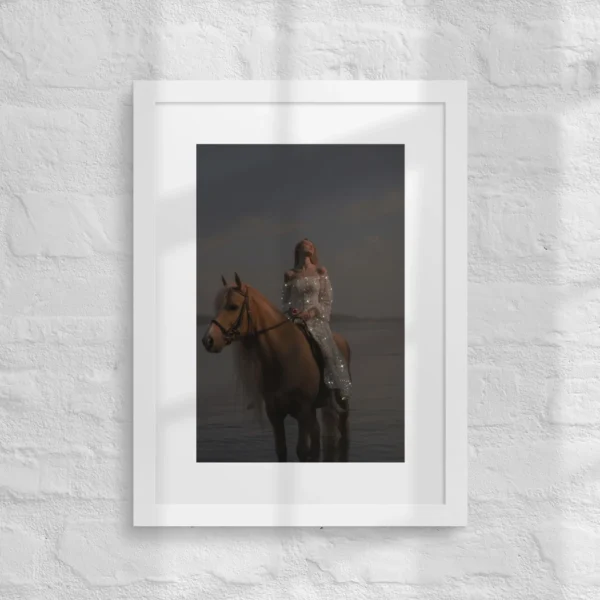 aesthetic framed poster matte paper bling aesthetic lucys print shop