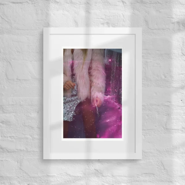 aesthetic framed poster matte paper bling aesthetic lucys print shop