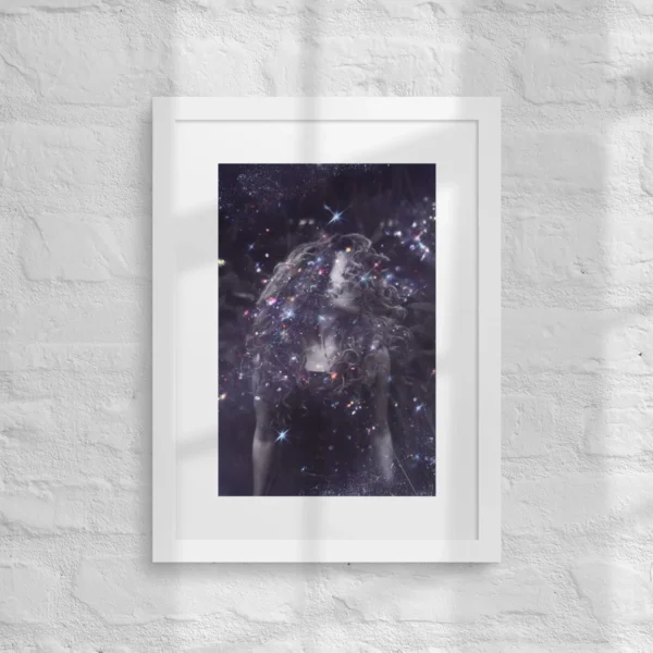 aesthetic framed poster matte paper bling aesthetic lucys print shop