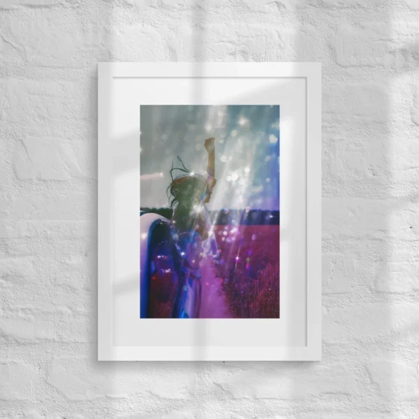 aesthetic framed poster matte paper bling aesthetic lucys print shop