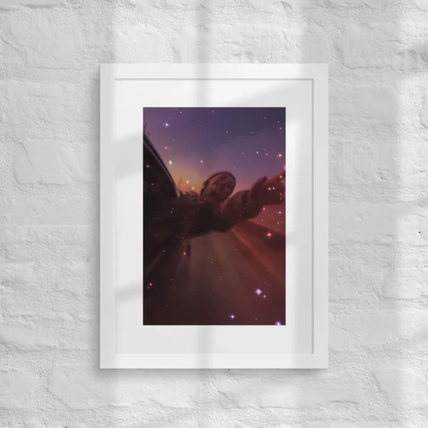 aesthetic framed poster matte paper bling aesthetic lucys print shop