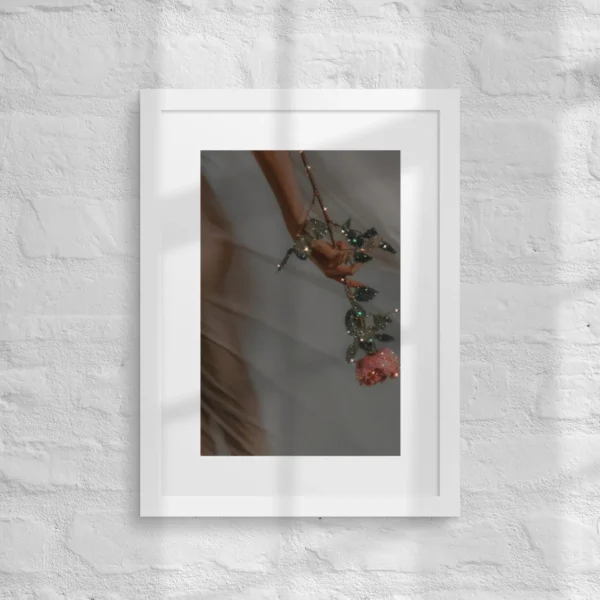 aesthetic framed poster matte paper bling aesthetic lucys print shop