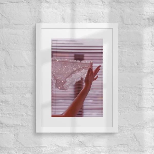 aesthetic framed poster matte paper bling aesthetic lucys print shop 9