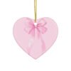 'Pink Bow' Ceramic Ornament Aesthetic by Lucy Love Shop
