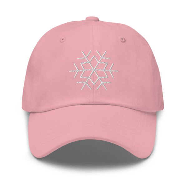Snow Icon Pink Dad Hat