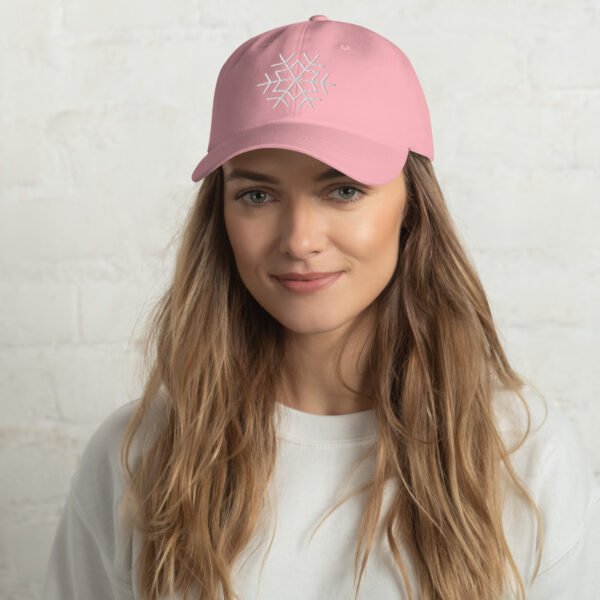Snow Icon Pink Dad Hat