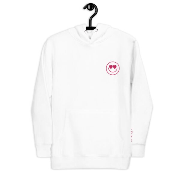 'Heart Eyes' White Hoodie Aesthetic by Lucy Love Shop