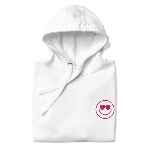 'Heart Eyes' White Hoodie Aesthetic by Lucy Love Shop