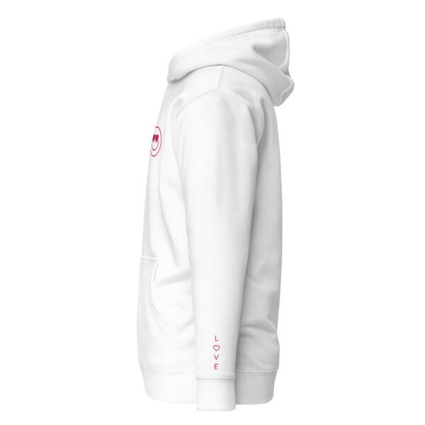 'Heart Eyes' White Hoodie Aesthetic by Lucy Love Shop