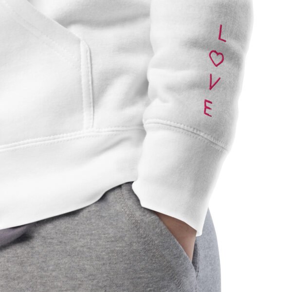 'Heart Eyes' White Hoodie Aesthetic by Lucy Love Shop