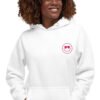 'Heart Eyes' White Hoodie Aesthetic by Lucy Love Shop