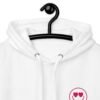 'Heart Eyes' White Hoodie Aesthetic by Lucy Love Shop