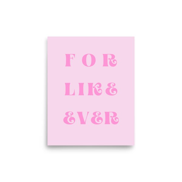 'For Like Ever' Poster