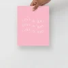 'Love is Why' Poster Aesthetic by Lucy Love Shop
