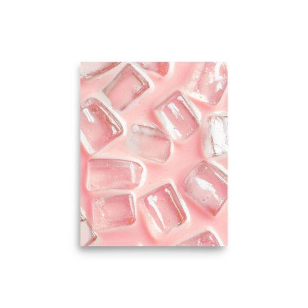 'Pink Iced Latte' Poster