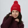 'Very Merry' Pom-Pom Beanie Aesthetic by Lucy Love Shop 'Very Merry' Pom-Pom Beanie Aesthetic by Lucy Love Shop