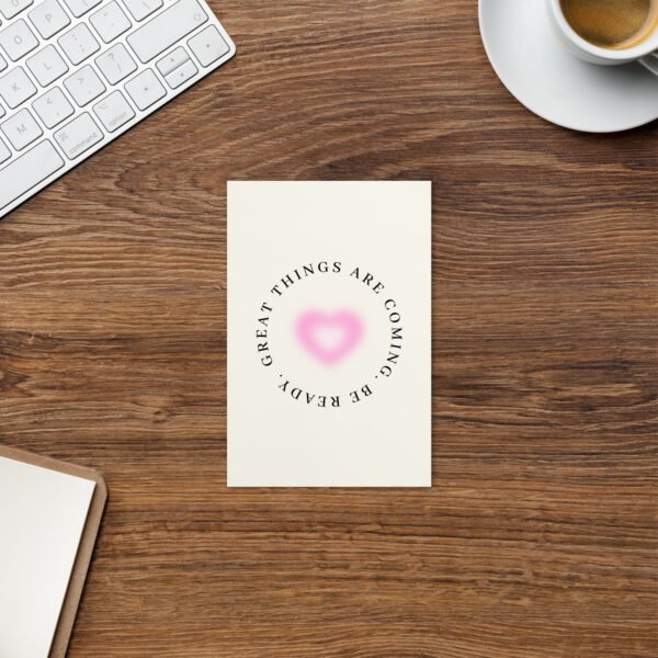 'Great Things are Coming' Postcard Aesthetic by Lucy Love Shop 'Great Things are Coming' Postcard Aesthetic by Lucy Love Shop