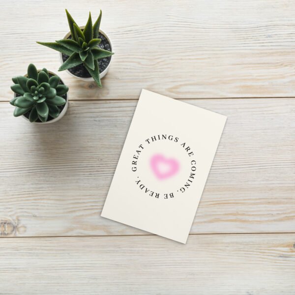 'Great Things are Coming' Postcard Aesthetic by Lucy Love Shop 'Great Things are Coming' Postcard Aesthetic by Lucy Love Shop
